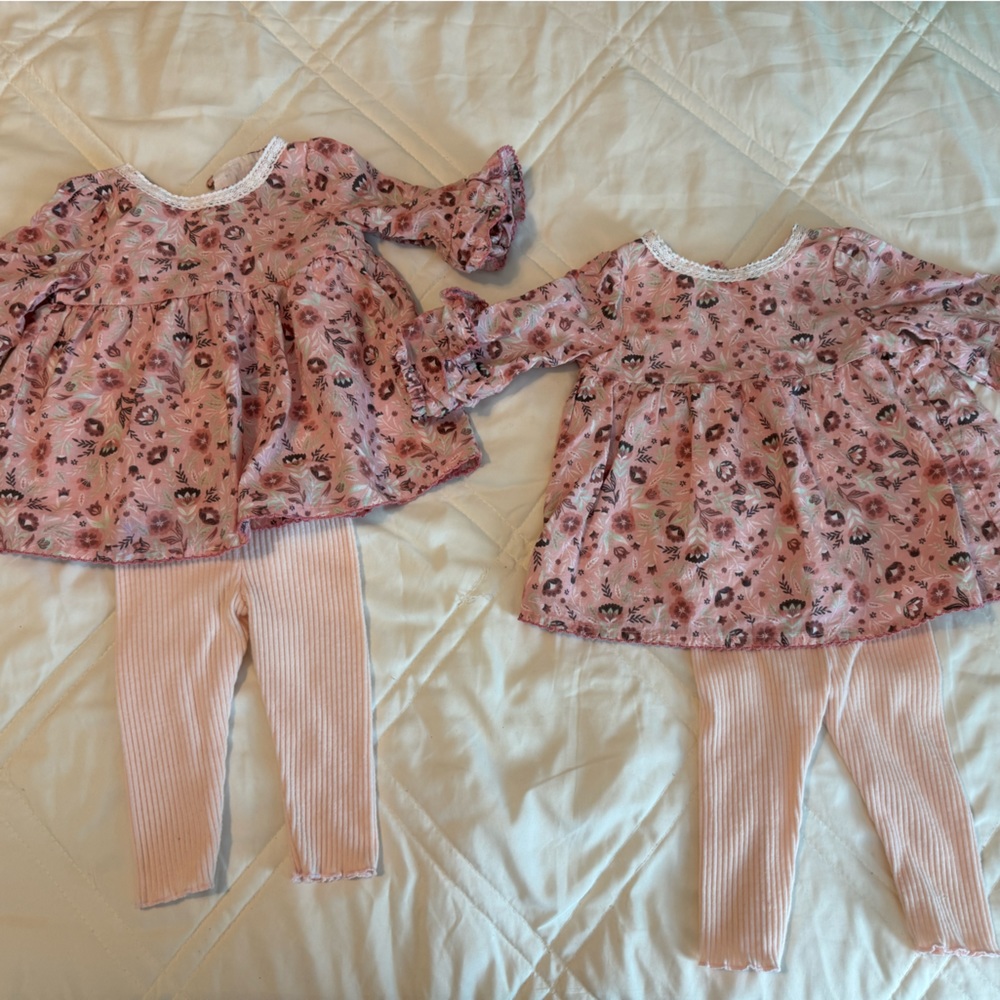CYNTHIA ROWLEY / Floral dresses with pants / twin set! - Picture 3 of 4